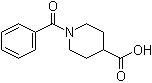 CAS # 5274-99-7, 1-Benzoyl-4-piperidinecarboxylic acid, N-Benzoyl-4-piperidinecarboxylic acid, N-Benzoylisonipecotic acid, NSC 15149