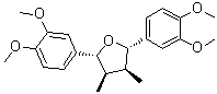 structure of CAS# 528-63-2, rel-(2R,3R,4S,5S)-2,5-Bis(3,4-dimethoxyphenyl)tetrahydro-3,4-dimethylfuran