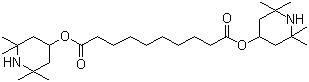 CAS # 52829-07-9, Bis(2,2,6,6-tetramethyl-4-piperidyl)sebacate, Decanedioic acid bis(2,2,6,6-tetramethyl-4-piperidinyl)ester