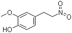 structure of CAS# 528594-30-1, 2-甲氧基-4-(2-硝基乙基)苯酚