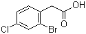 CAS # 52864-56-9, 2-Bromo-4-chlorophenylacetic acid, 2-(2-Bromo-4-chlorophenyl)acetic acid