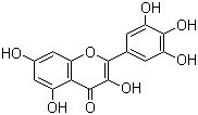 CAS # 529-44-2, Myricetin, 3,5,7-Trihydroxy-2-(3,4,5-trihydroxyphenyl)-4H-1-benzopyran-4-one