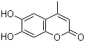 CAS # 529-84-0, 6,7-Dihydroxy-4-methylcoumarin, 6,7-Dihydroxy-4-methyl-2H-chromen-2-one