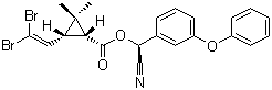 structure of CAS# 52918-63-5, Deltamethrin