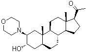 CAS # 53-40-7, 3alpha-Hydroxy-2beta-morpholino-5alpha-pregnan-20-one