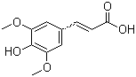 CAS # 530-59-6, 4-Hydroxy-3,5-dimethoxycinnamic acid, Sinapic acid, 3,5-Dimethoxy-4-hydroxycinnamic acid, Sinapinic acid