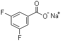 structure of CAS# 530141-39-0, 3,5-二氟苯甲酸钠盐