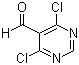 structure of CAS# 5305-40-8, 4,6-二氯-5-嘧啶甲醛