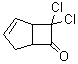 7,7-Dichlorobicyclo[3.2.0]hept-2-en-6-one molecular structure (CAS 5307-99-3)