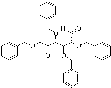 structure of CAS# 53081-25-7, 2,3,4,6-四-O-苄基-D-半乳糖