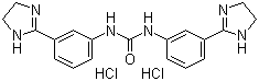 structure of CAS# 5318-76-3, Imidocarb dihydrochloride