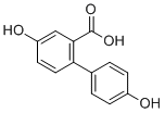 structure of CAS# 53197-57-2, 4,4'-二羟基-联苯-2-羧酸