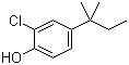 structure of CAS# 5323-65-9, 2-Chloro-4-tert-amylphenol