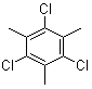CAS # 5324-68-5, 1,3,5-Trichloro-2,4,6-trimethylbenzene, 2,4,6-Trichloro-1,3,5-trimethylbenzene, 2,4,6-Trichloromesitylene, NSC 2718
