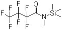 structure of CAS# 53296-64-3, N-Methyl-N-(trimethylsilyl)heptafluorobutyramide