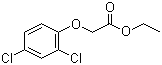 Ethyl 2,4-dichlorophenoxyacetate molecular structure (CAS 533-23-3)