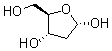 structure of CAS# 533-67-5, 2-脱氧-D-核糖