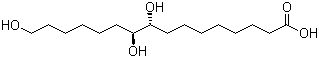 erythro-Aleuritic acid molecular structure (CAS 533-87-9)