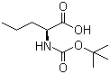 structure of CAS# 53308-95-5, N-叔丁氧羰基-L-正缬氨酸