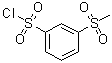CAS # 5335-40-0, 3-Methanesulfonylbenzenesulfonyl chloride, NSC 2940