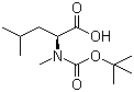 CAS # 53363-89-6, Boc-N-methyl-L-leucine, Boc-N-Me-Leu-OH, N-tert-Butyloxycarbonyl-N-methyl-L-leucine