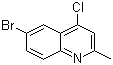 CAS # 53364-85-5, 6-Bromo-4-chloro-2-methylquinoline