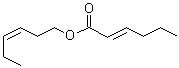 CAS # 53398-87-1, (E,Z)-2-Hexenoic acid 3-hexenyl ester, cis-3-Hexenyl trans-2-hexenoate