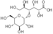 CAS # 534-42-9, Maltobionic acid, 4-O-alpha-D-Glucopyranosyl-D-gluconic acid