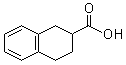 CAS # 53440-12-3, 1,2,3,4-Tetrahydro-2-naphthalenecarboxylic acid, 1,2,3,4-Tetrahydro-2-naphthoic acid, (RS)-1,2,3,4-Tetrahydronaphthalene-2-carboxylic acid, 2-Carboxy-1,2,3,4-tetrahydronaphthalene, NSC 408608
