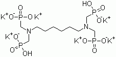 CAS # 53473-28-2, Hexapotassium dihydrogen [hexane-1,6-diylbis[nitrilobis(methylene)]]tetrakisphosphonate, HMDTMPA-6K