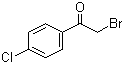 structure of CAS# 536-38-9, 4'-Chloro-2-bromoacetophenone