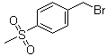 structure of CAS# 53606-06-7, 4-(Methanesulfonyl)benzyl bromide