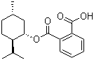 structure of CAS# 53623-42-0, Mono-(1S)-(+)-menthyl phthalate