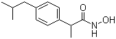 CAS # 53648-05-8, Ibuproxam, 2-(4-Isobutylphenyl)propionohydroxamic acid, N-Hydroxy-alpha-methyl-4-(2-methylpropyl)-benzeneacetamide