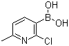 structure of CAS# 536693-95-5, 2-氯-6-甲基吡啶-3-硼酸