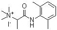 CAS # 5369-07-3, Trimethyl[1-(2,6-xylylcarbamoyl)ethyl]ammonium iodide
