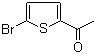 CAS # 5370-25-2, 2-Acetyl-5-bromothiophene, 5-Bromo-2-thienyl methyl ketone, 1-(5-Bromo-2-thienyl)ethan-1-one