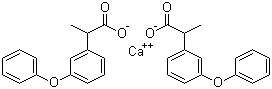 structure of CAS# 53746-45-5, Fenoprofen calcium