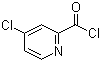 structure of CAS# 53750-66-6, 4-Chloropyridine-2-carbonyl chloride