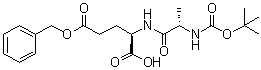CAS # 53759-36-7, N-[N-[(1,1-Dimethylethoxy)carbonyl]-L-alanyl]-D-glutamic acid 5-(phenylmethyl) ester