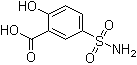 2-羟基-5-氨基磺酰基苯甲酸分子结构 (CAS 5378-41-6)
