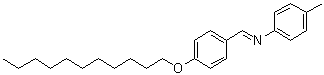 CAS 登录号：53789-78-9, 4-甲基-N-[[4-(十一烷氧基)苯基]亚甲基]苯胺