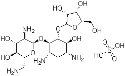 CAS 登录号：53797-35-6, 硫酸核糖霉素