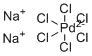 structure of CAS# 53823-60-2, Sodium hexachloropalladate (IV)