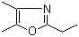 structure of CAS# 53833-30-0, 2-Ethyl-4,5-dimethyloxazole