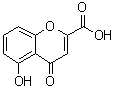 CAS # 53878-47-0, 5-Hydroxy-4-oxo-4H-1-benzopyran-2-carboxylic acid, 5-Hydroxy-2-chromonecarboxylic acid, 5-Hydroxy-4-oxo-4H-chromene-2-carboxylic acid