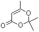 2,2,6-Trimethyl-4H-1,3-dioxin-4-one molecular structure (CAS 5394-63-8)