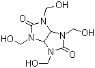 CAS # 5395-50-6, Tetramethylol acetylenediurea, 1,3,4,6-Tetrakis-hydroxymethyl-tetrahydro-imidazo(4,5-d)imidazole-2,5-dione