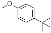 CAS # 5396-38-3, 4-tert-Butylanisole, Methyl 4-tert-butylphenyl ether, NSC 1266, p-Methoxy-tert-butylbenzene, p-tert-Butylanisole, p-tert-Butylphenyl methyl ether