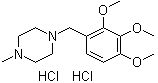 CAS # 53960-20-6, 1-Methyl-4-(2,3,4-trimethoxybenzyl)piperazine dihydrochloride